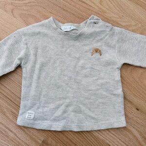 Zara croissant shirt